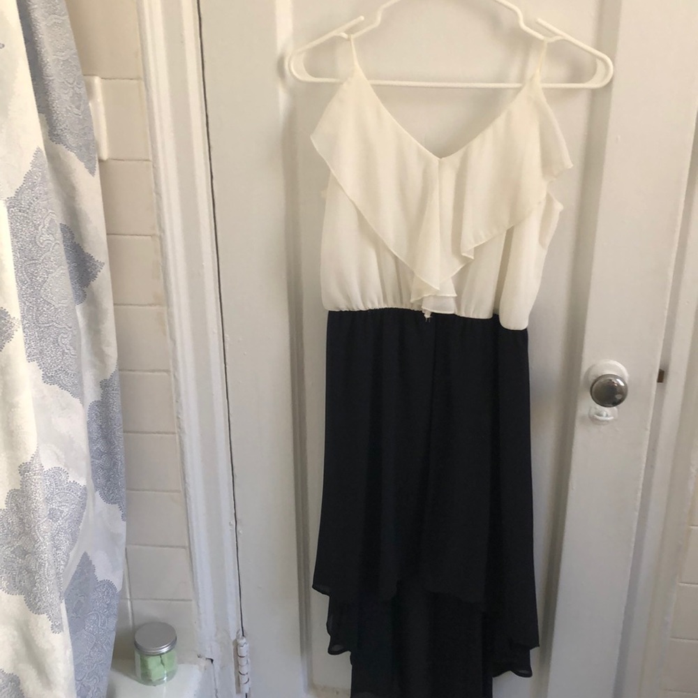 Black and white dress